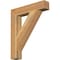 Ekena Millwork Traditional Block Rough Sawn Bracket, Western Red Cedar, 4"W x 22"D x 26"H BKT04X22X26TRA05RWR - alternate 1